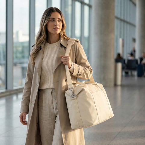 percover weekender bag travel airport aesthetic lifestyle