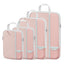 Percover Pro Pink Compression Packing Cubes Travel Organizer 4 Set