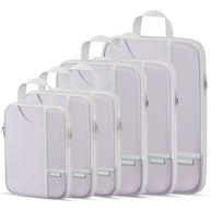 Percover Pro Purple Compression Packing Cubes Travel Organizer 6 Set