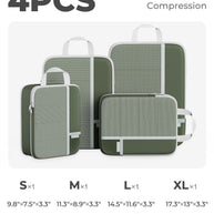 Percover MOVE Compression Packing Cubes Green