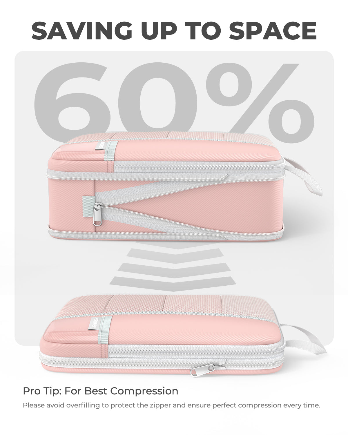 Percover MOVE Compression   Packing Cubes Pink
