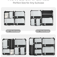 Percover MOVE Compression Packing Cubes Black