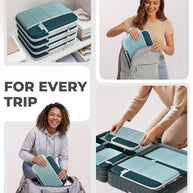 Percover MOVE Compression Packing Cubes Peacock Green