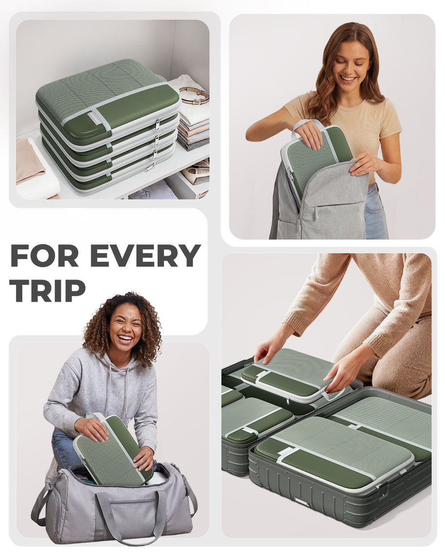 Percover MOVE Compression Packing Cubes Green