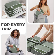 Percover MOVE Compression Packing Cubes Green