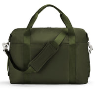 Olive Green MOVE Weekender travel duffel bag for women with lightweight carry-on design