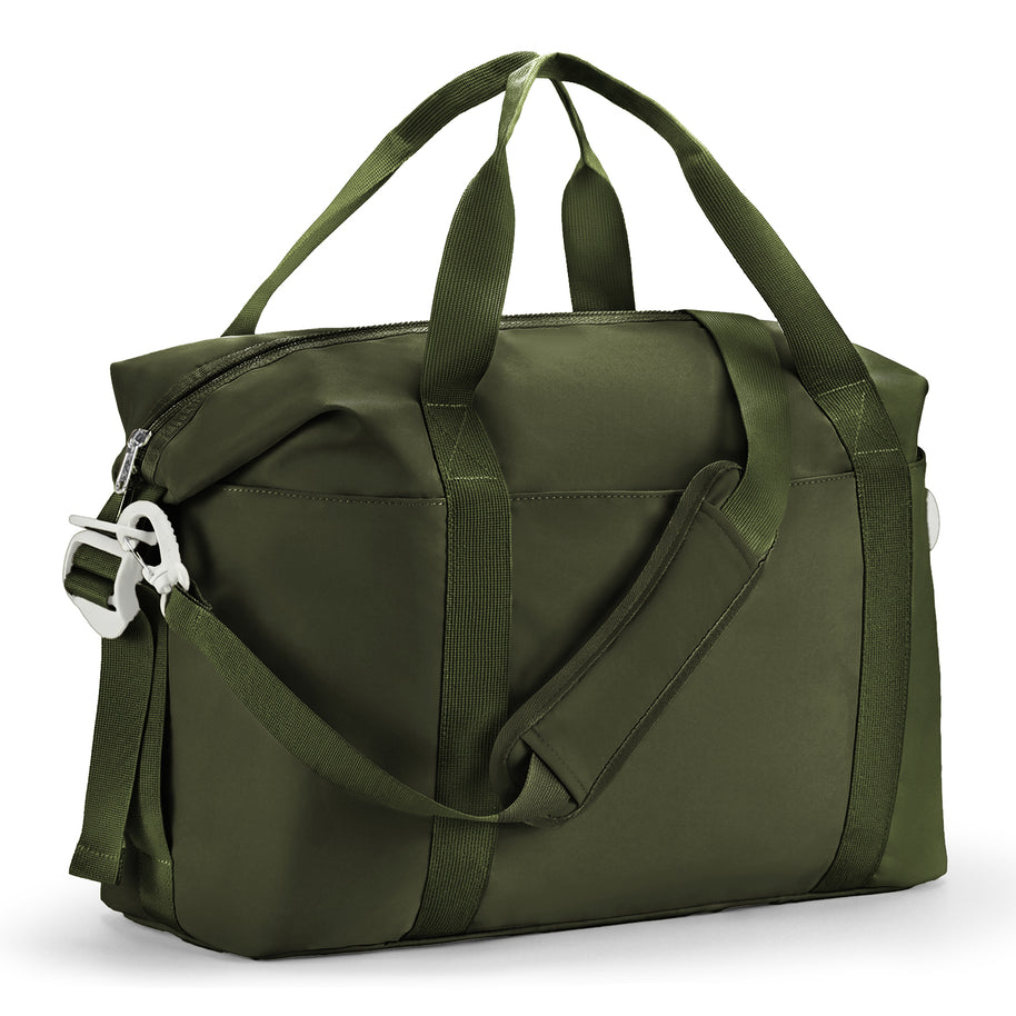 MOVE Weekender Travel Duffel Bag for Women – 33L Carry-On Gym & Overnight Bag, Olive Green