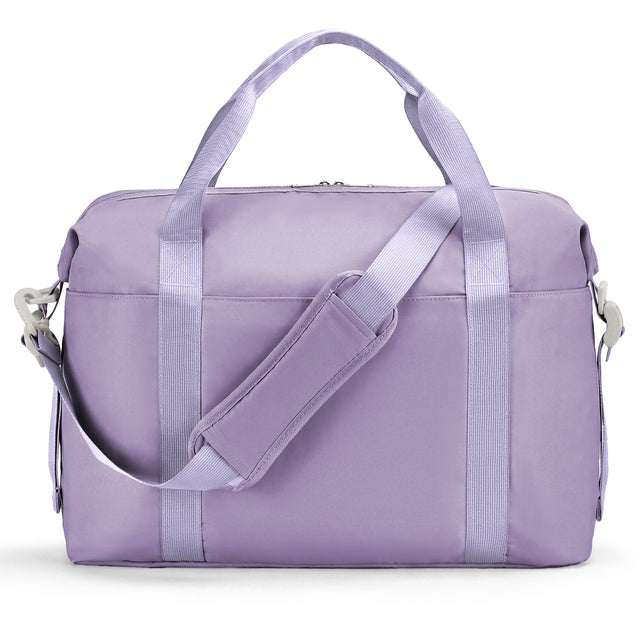 Lavender Purple MOVE Weekender lightweight travel duffel bag for women with 33L capacity