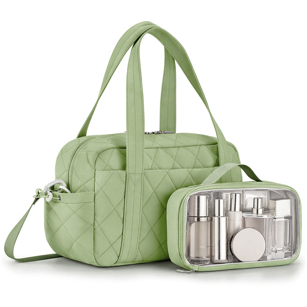 Percover MOVE Classic Quilted Gym Bag Toiletry Pouch Mint Green