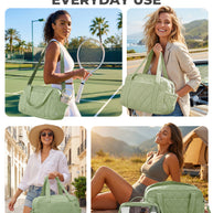 Percover MOVE Classic Quilted Gym Bag Toiletry Pouch Mint Green