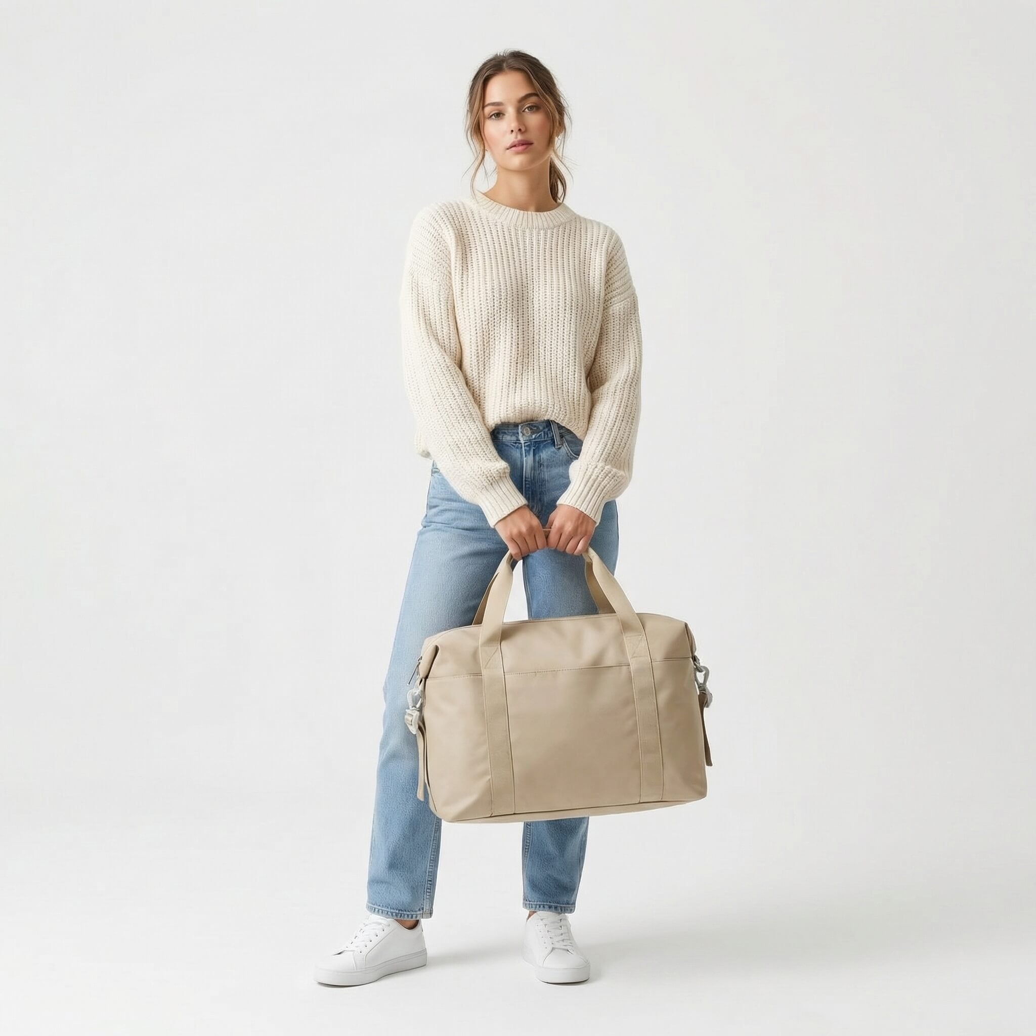 Percover MOVE Weekender Travel Duffel Bag Camel Tan