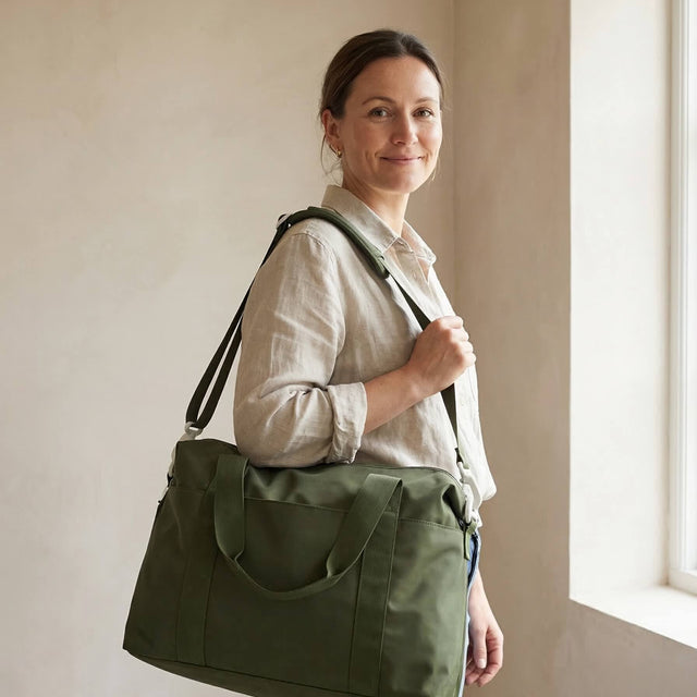 Percover MOVE Weekender Travel Duffel Bag Olive Green