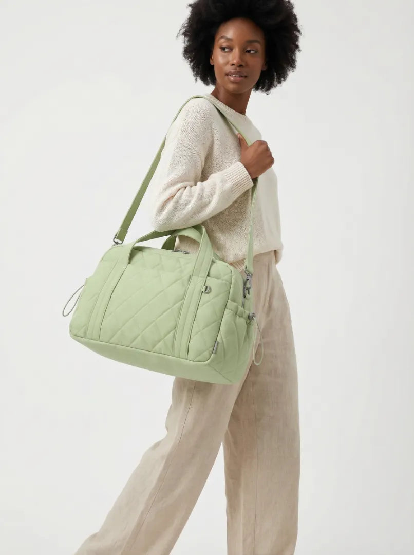 Percover MOVE Classic Quilted Gym Bag Toiletry Pouch Mint Green