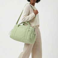 Percover MOVE Classic Quilted Gym Bag Toiletry Pouch Mint Green
