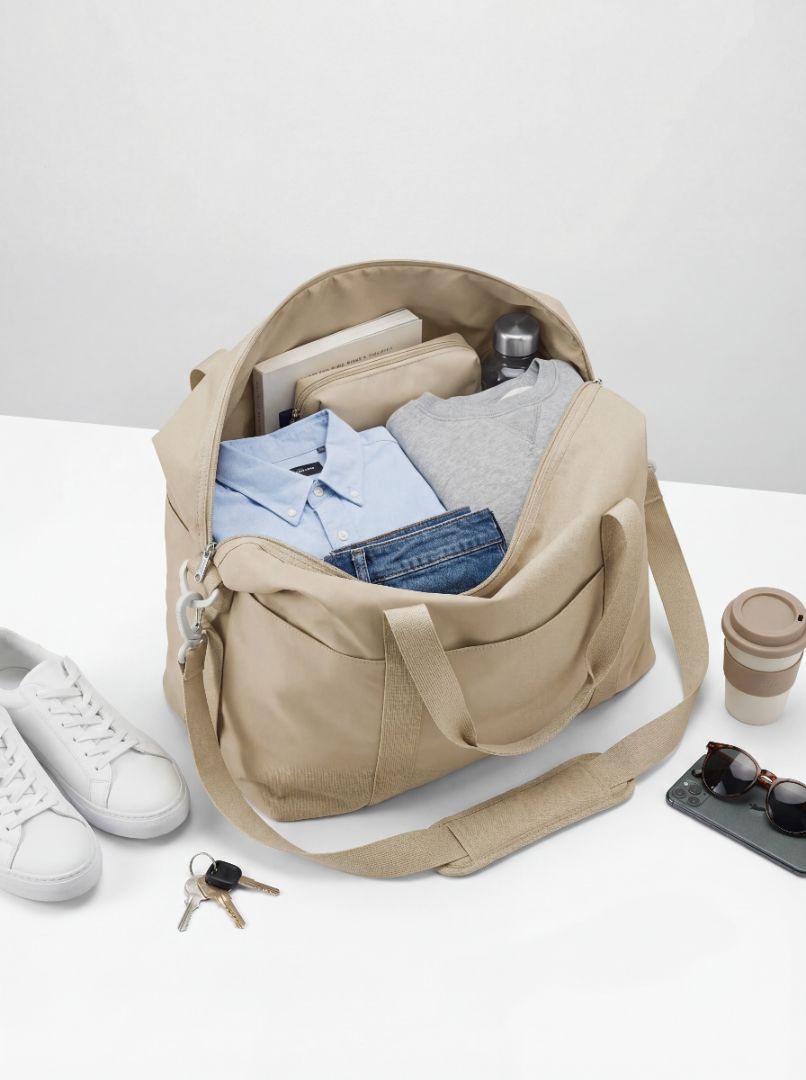 Percover MOVE Weekender Travel Duffel Bag Camel Tan