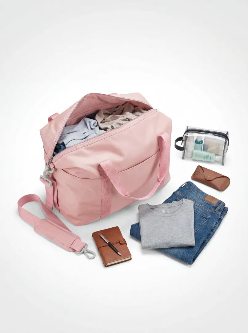 Percorver MOVE Weekender   Travel Duffel Bag Blush Pink